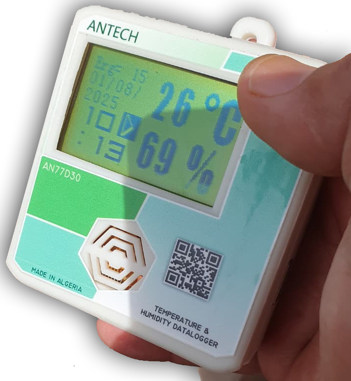 Aperçu de l'interface de téléchargement et de configuration ANTECH
